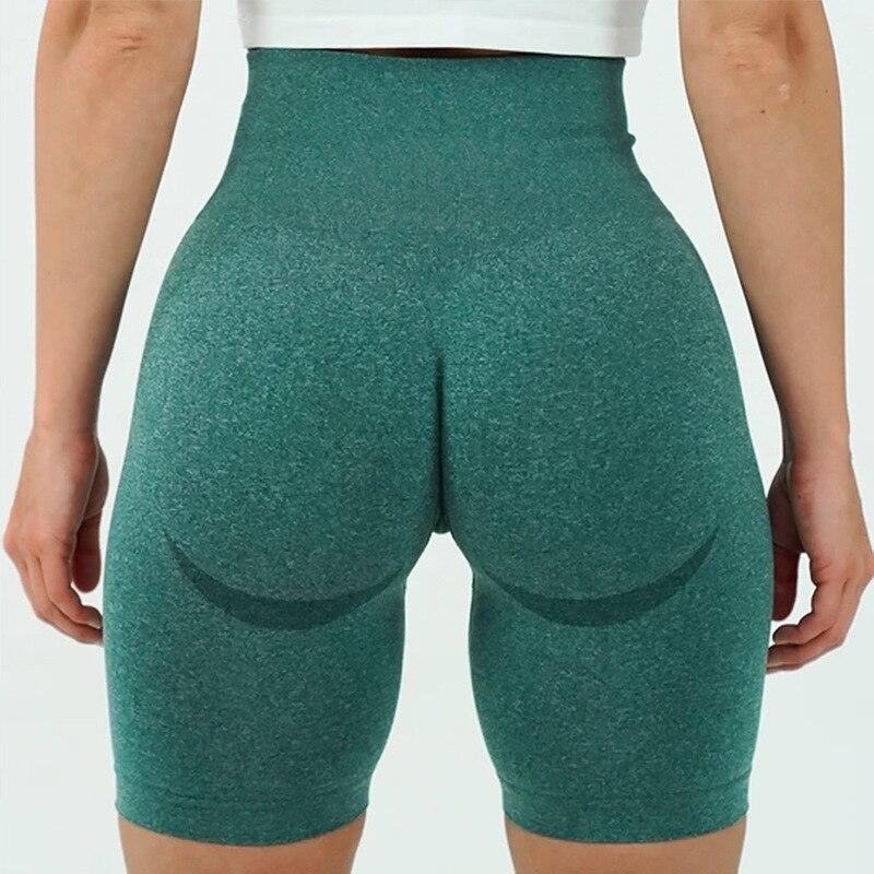 Seamless Workout Shorts Yoga Shorts Truetights Dark Green S 