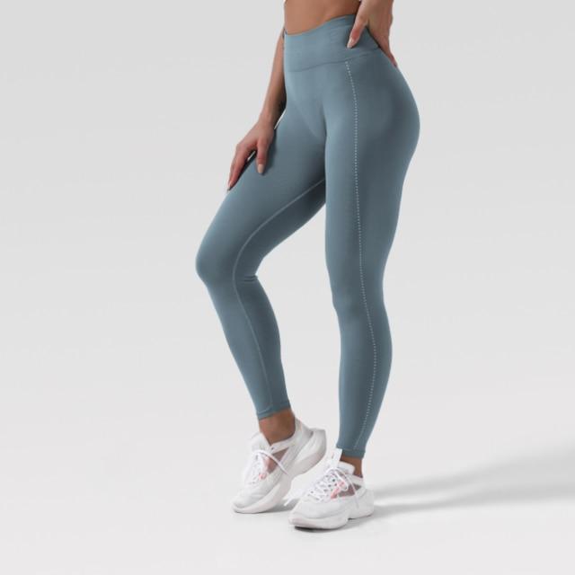 Smooth Yoga Leggings Yoga Pants Truetights Sage green S 