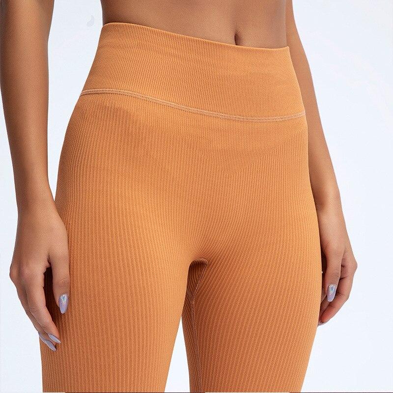 Voyage Seamless Leggings Yoga Pants Truetights Light Coffee Pants S 