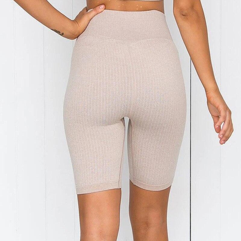 Seamless Ribbed Shorts Yoga Shorts Truetights 