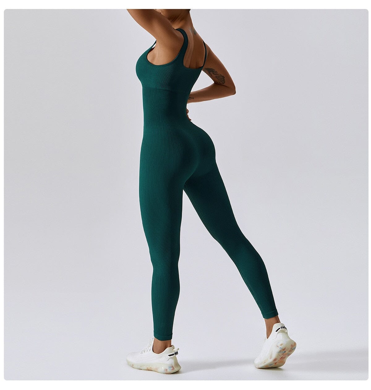 Flexi Fit Seamless Jumpsuit Jumpsuit Starlethics Dark Green S 