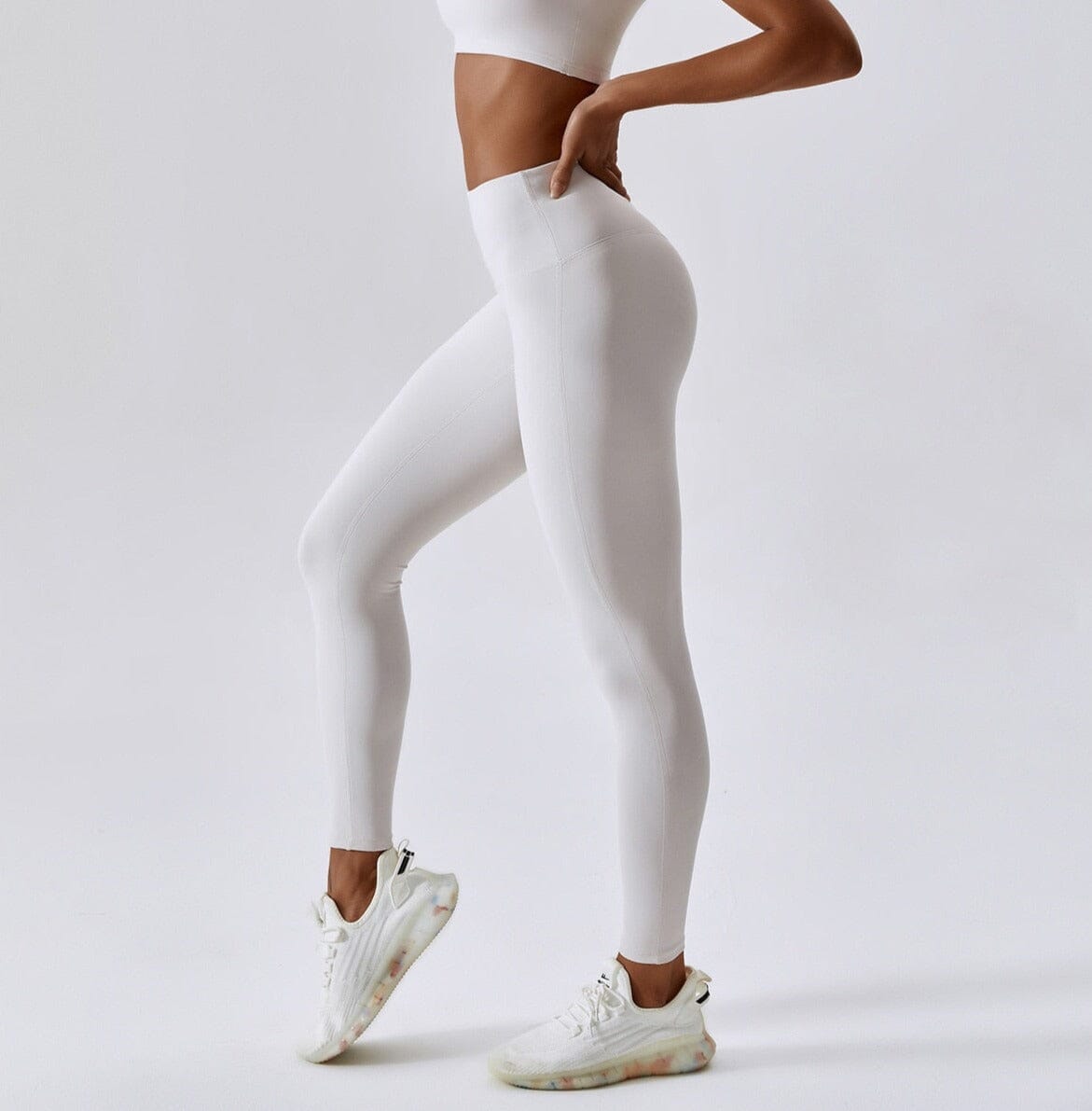 Maximum High Waist Leggings Leggings Starlethics Antique White S 