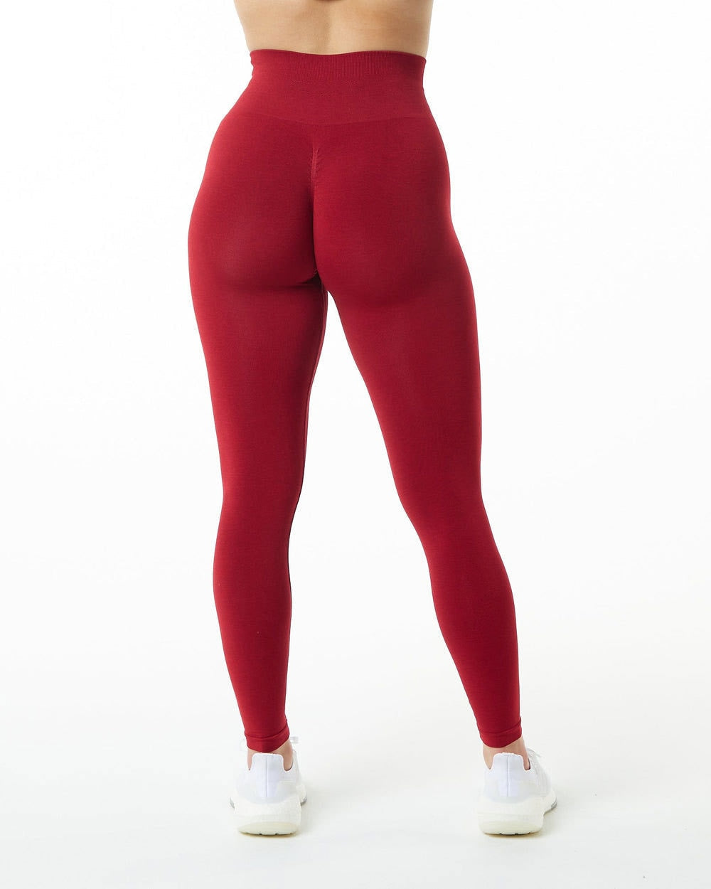 Ruffle Yoga Pants Activewear Truetights Hemp Jam Red S 