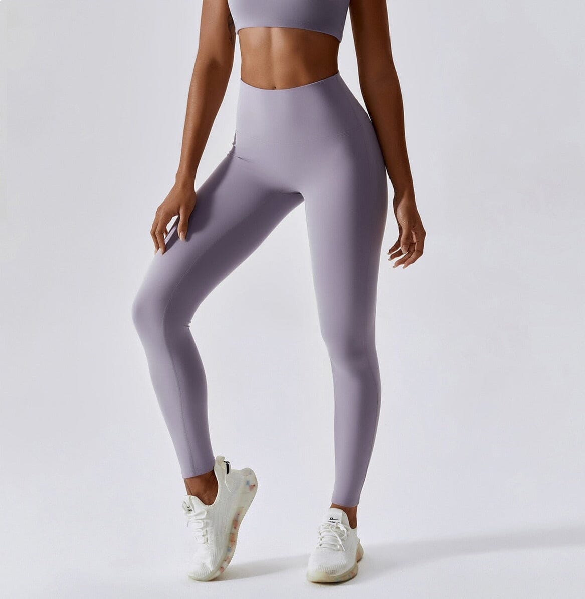 Maximum High Waist Leggings Leggings Starlethics Purple Gray S 