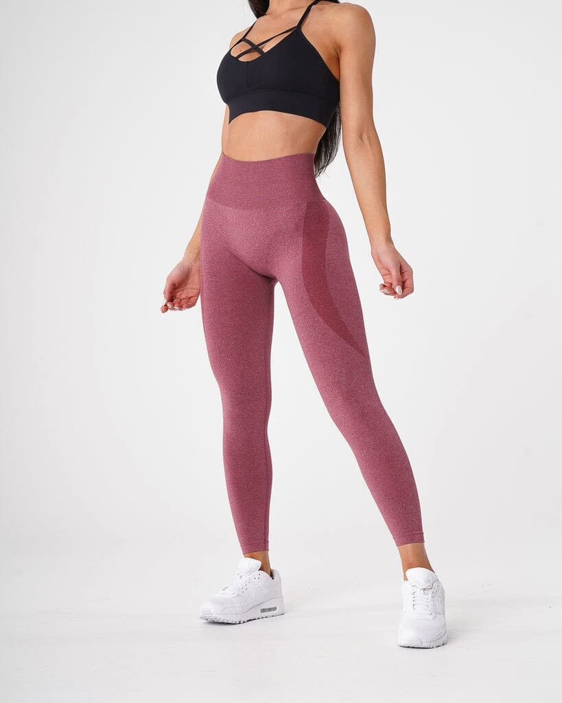 Crescent Yoga Pants Fitness Leggings Truetights Wine Red XS 