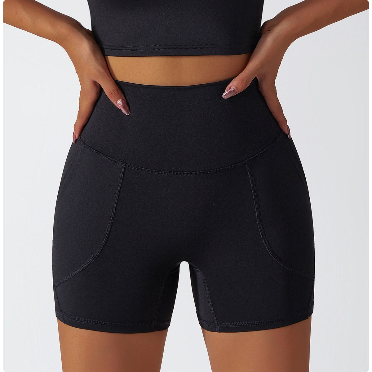 Earth Pocket Shorts Leggings Truetights Mysterious Black S 