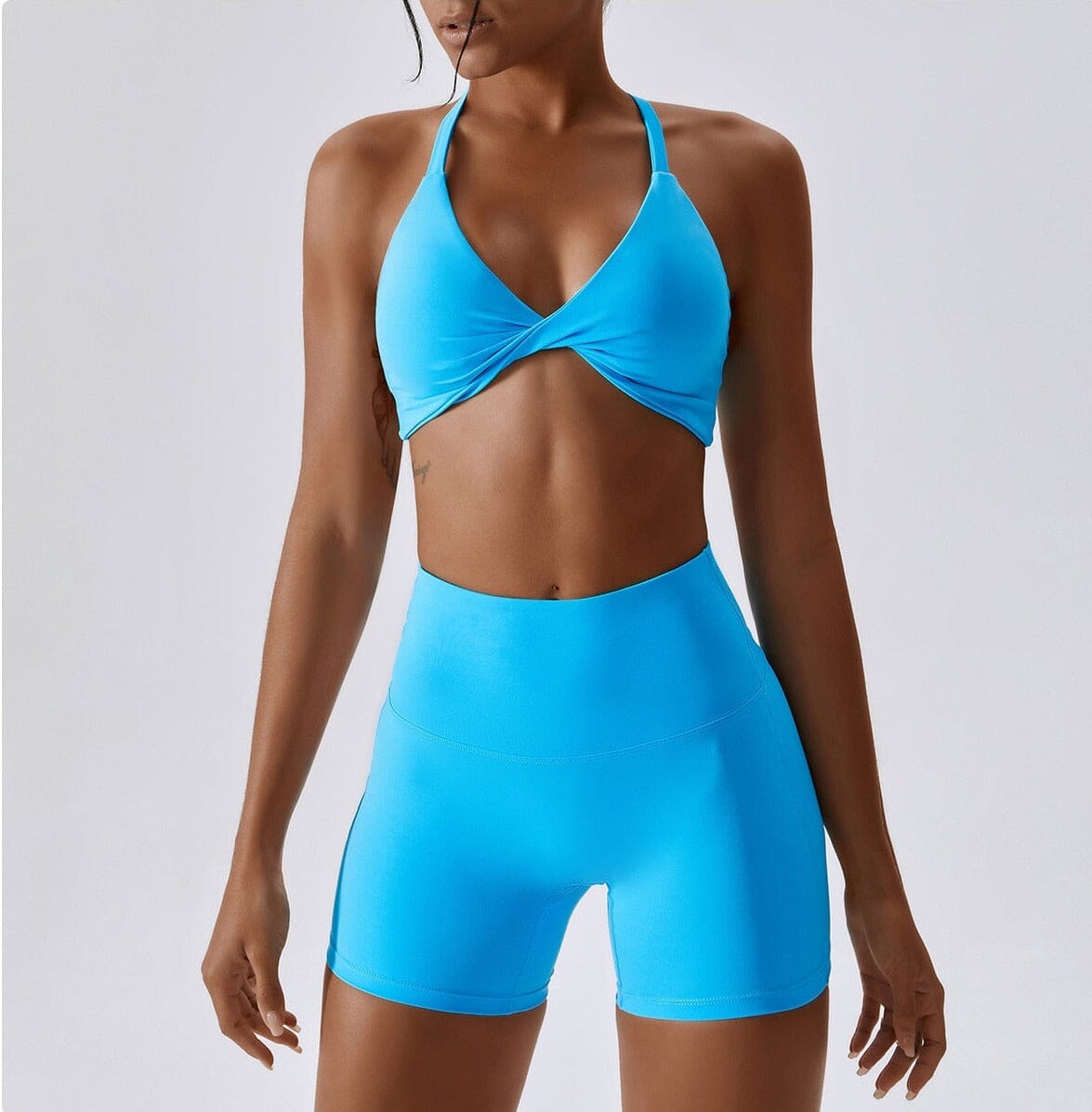 Crest Yoga Set - Shorts + Top Sets Starlethics 