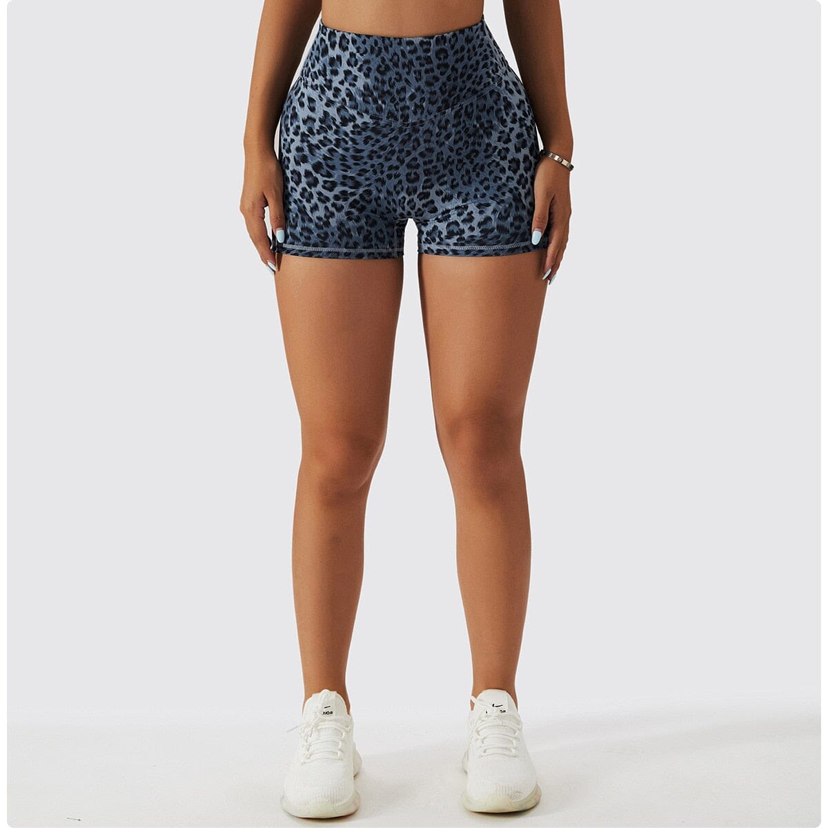 Chic Leopard Shorts Activewear Truetights 