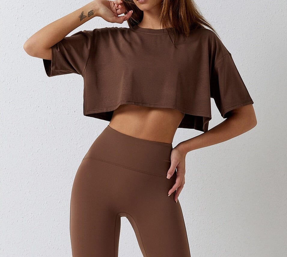 Flow Loose Crop Top Top Starlethics 