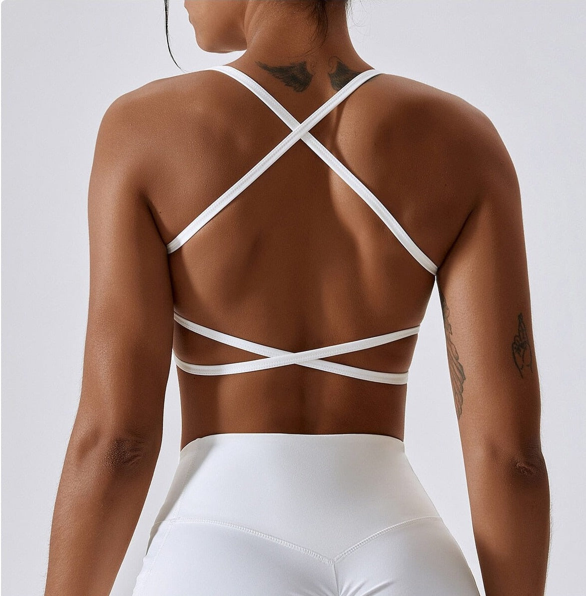 Cross-Back Halter Bra Home Truetights 