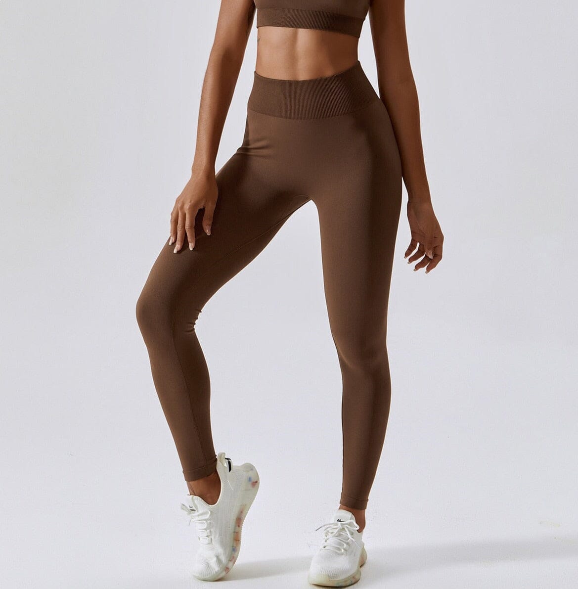 Ultra Fit Seamless Leggings Leggings Starlethics Dark Brown XS 