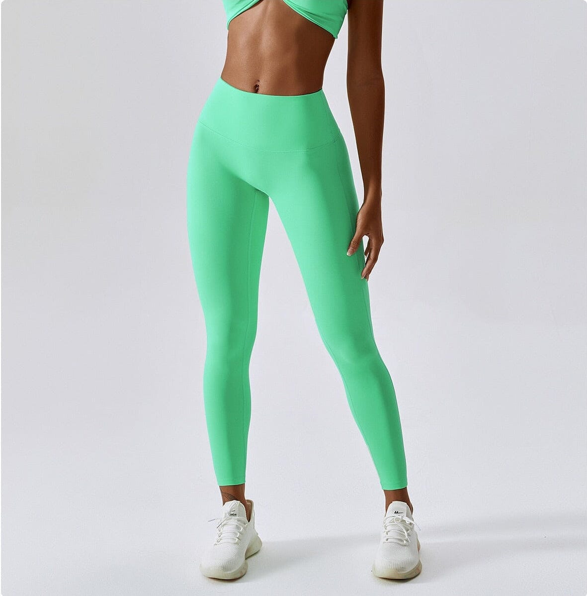 Crest High Waist Leggings Leggings Starlethics Apple Green S 