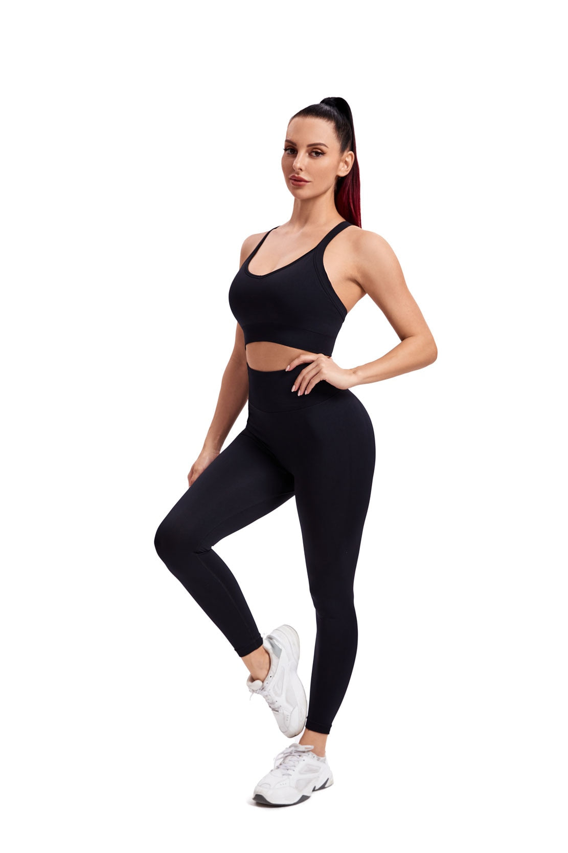 HIIT Workout Set - Leggings & Top Sets Truetights Classic Black S 