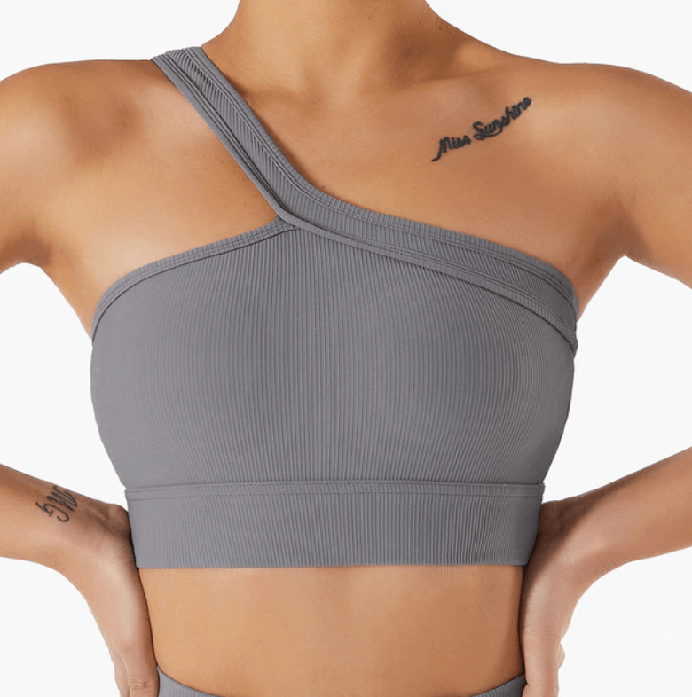 Lean Strap Push-Up Bra Activewear Truetights Extremely Grey S 