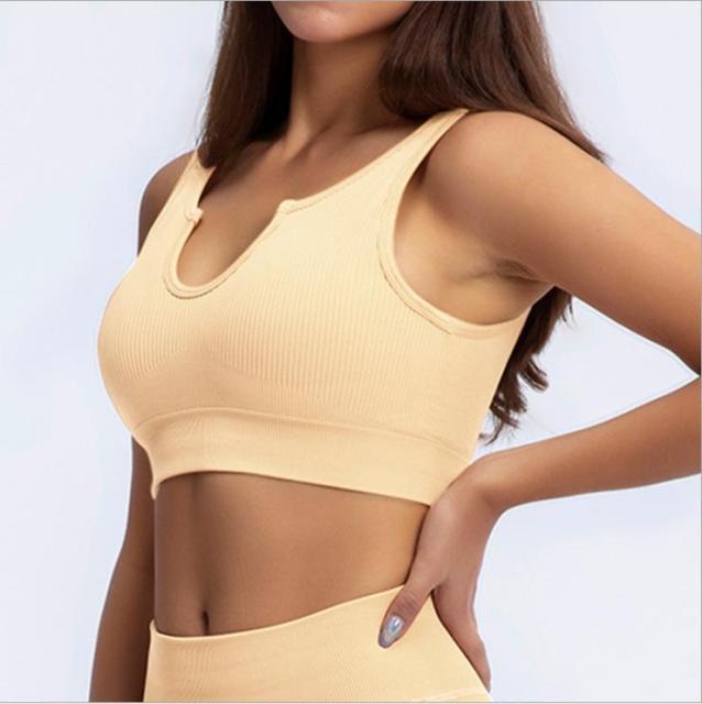 Voyage Seamless Top Sports Bra Truetights Beige S 