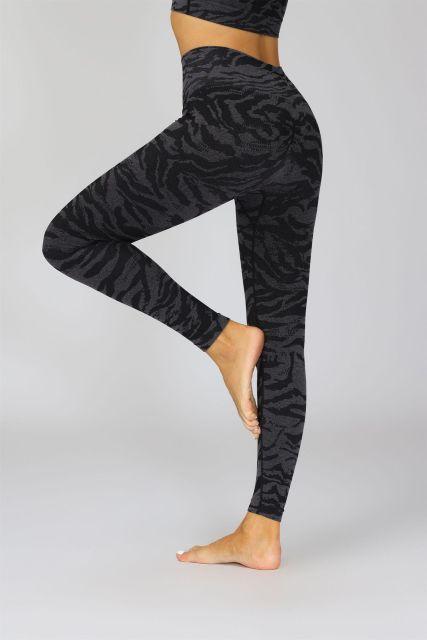 Tiger Seamless Leggings Yoga Pants Truetights Black Tiger S 