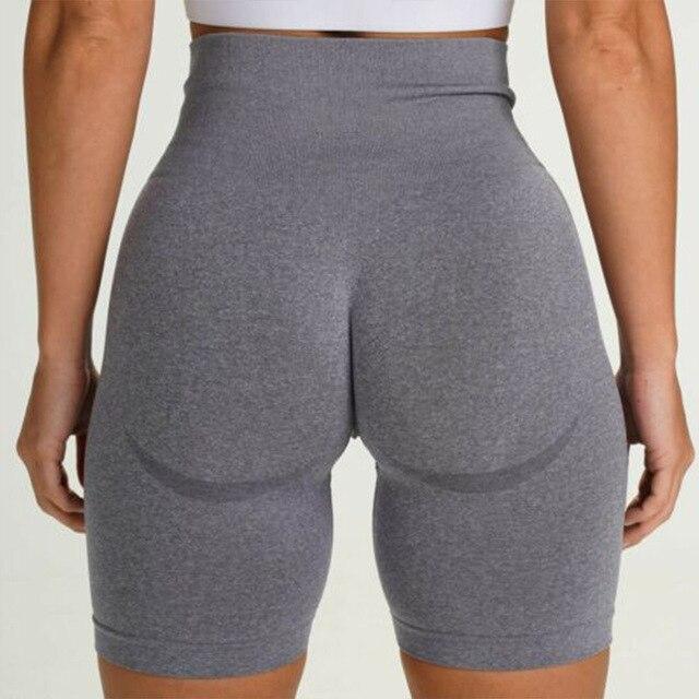 Seamless Workout Shorts Yoga Shorts Truetights Gray S 