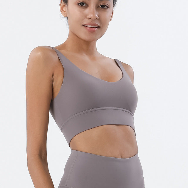 High Impact Yoga Bra Sports Bras Truetights Moon Rock Color S 
