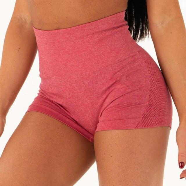 High Waist Seamless Shorts Shorts Truetights Pink S 