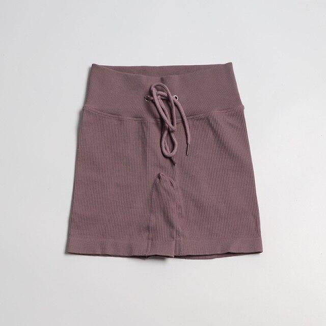 High Waist String Shorts Shorts Truetights Purple Shorts S 