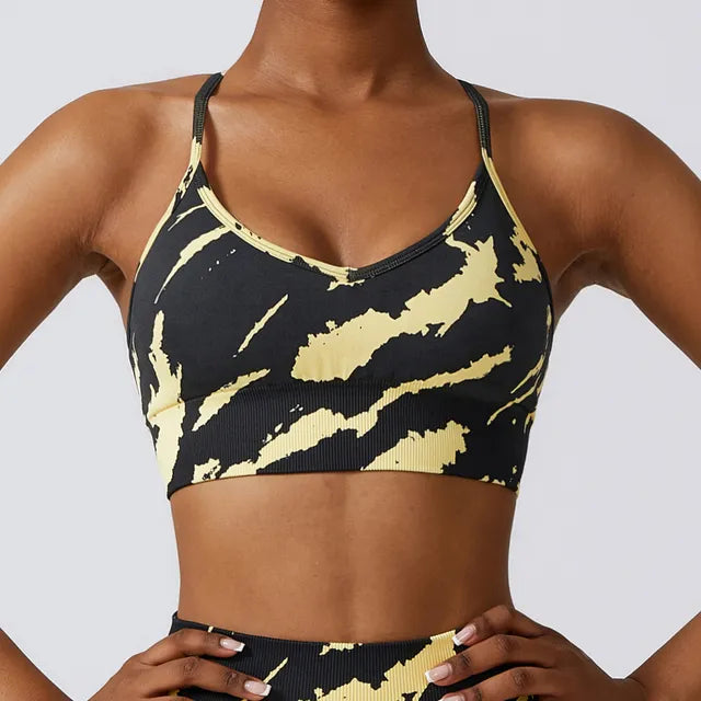 Safari Printed Seamless Bra