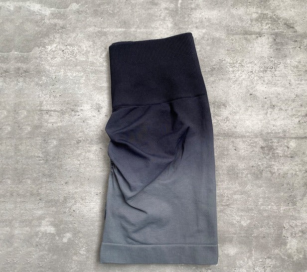 Gradient Seamless Shorts Shorts Truetights black grey S 