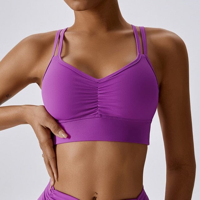 20. NCLAGEN Gym Spring Training Running Fitness Yoga Bra Tight Sports Bra Women Workout Sexy Breathable High Elastic Push up Vest| | Home Starlethics 